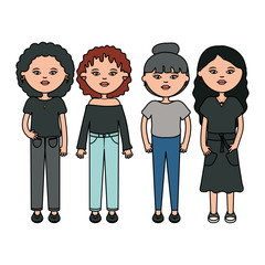 cute girls urban style characters