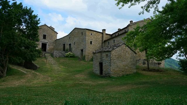 Time lapse eremo montagna