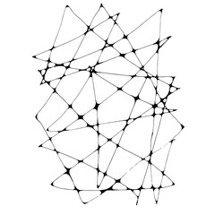 Abstract grid pattern of intersecting lines