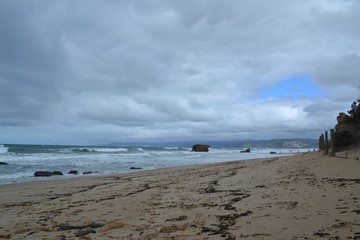 beach scene