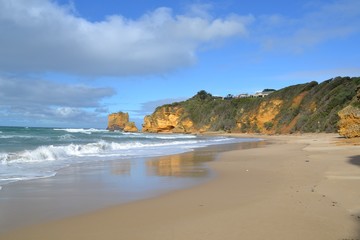 beach scene