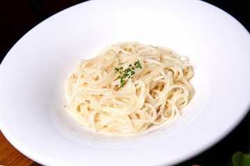 Pasta on a plate
