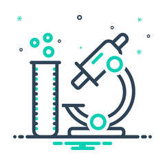 mix icon for lab chemistry