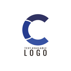 letter c logo design template