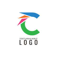 letter c logo design template