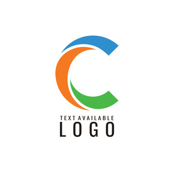 letter c logo design template