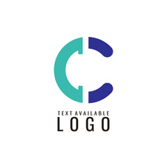 letter c logo design template