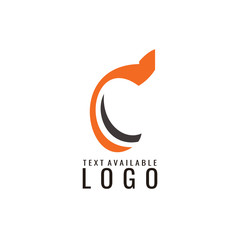 letter c logo design template