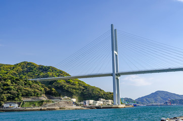 Fototapeta premium 観光船からの港町長崎