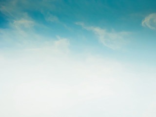 Naklejka na ściany i meble Abstract blue sky blur background