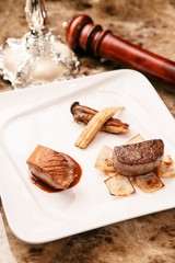 Steak on a plate