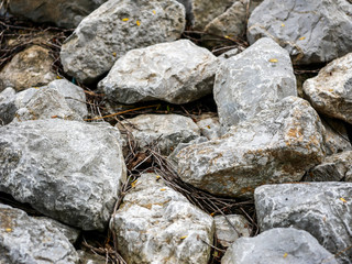 Old stone brick wall background