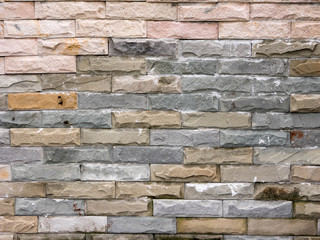 the old brown and grey brick wall background and texture vintage style