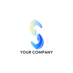 Handshake business logo - two hands make a deal on white background. Cooperation, partnership and agreement vector icon