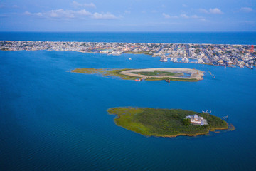 Fototapeta premium Aerial of Long Beach Island New Jersey