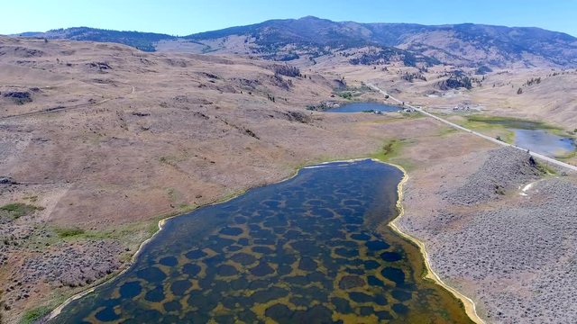Mysterious Spotted Lake  in Osoyoos | British Columbia Canada