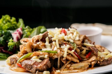 Salad on a plate