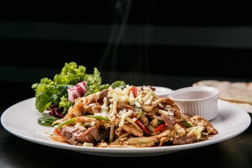 Salad on a plate