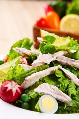 Chicken Salad on Plate