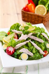 Chicken Salad on Plate