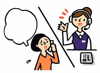 オペレーターとお客様