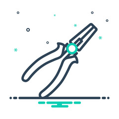 mix icon for pliers