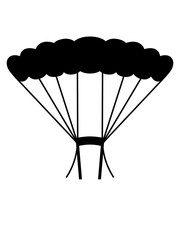fallschirmspringer liebe ohne springen logo hobby geöffneter fallschirm spaß absturz fliegen fallen tief boden clipart cool luft design