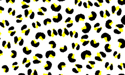 Leopard print design. Animal skin pattern.
