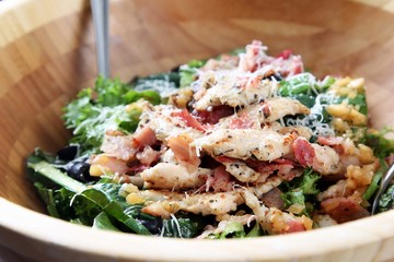 Salad on a plate