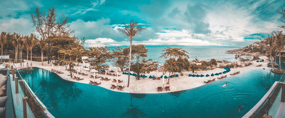 Beach views in Koh Samui in Thailand