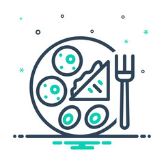 mix icon for breakfast