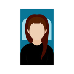 Front view of a person