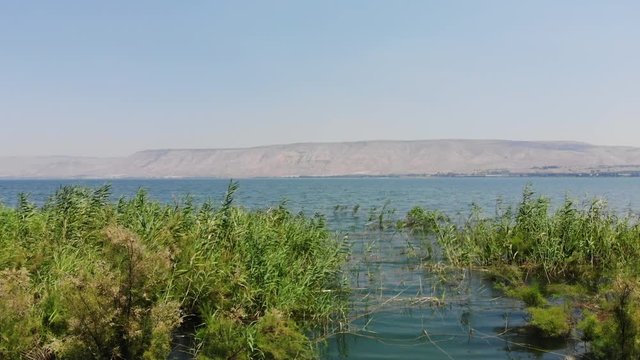 tiberias and the sea of galilee form above