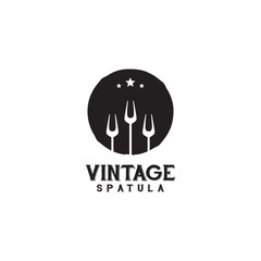 Spatula logo design inspiration vector template