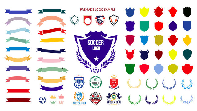 Soccer, football logo templates Creation Kit 