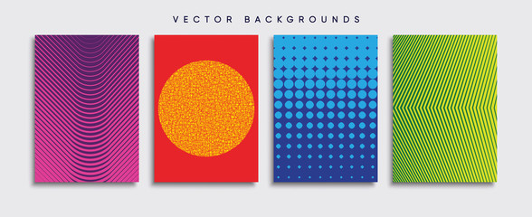 Minimal Vector cover designs. Future Poster template.