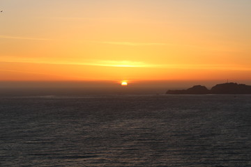 Fototapeta premium sunset at sea