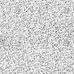 illustrated pattern of scratches, chipping, dots, shapes. Grunge black white. Vintage worn surface. The aged wall in gloomy chips