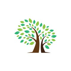 Tree logo template vector icon