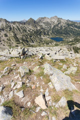 Landscape from Dzhano peak, Pirin Mountain, Bulgaria