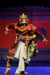 Bali Rangda Dancer. Telek-Jauk is traditional dance from Bali, Indonesia.