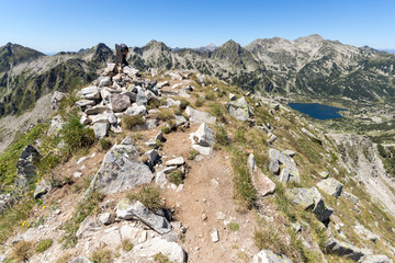 Landscape from Dzhano peak, Pirin Mountain, Bulgaria