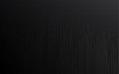 Fototapeta premium Abstract geometric background with black element texture. Modern dark futuristic concept for use element cover, banner, corporate, advertising