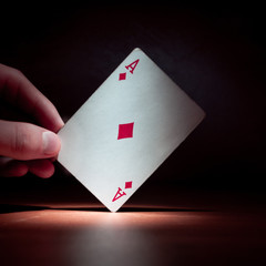 playing cards for the background