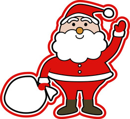 サンタクロース　クリスマスポップ