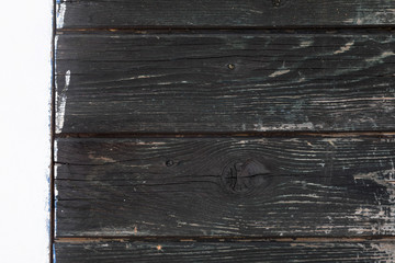 Texture di legno nero bruciato