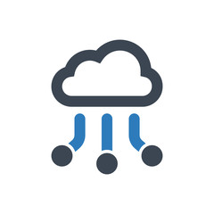 Big Data Cloud Icon