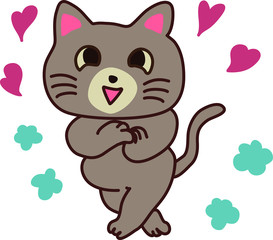 おねだりする　ネコくん　cuma