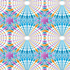 bright seamless pattern with geometric pattern