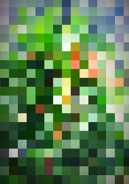 abstract mosaic background with squares
